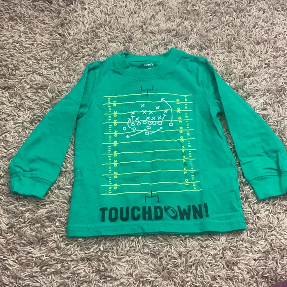 Carter’s Touchdown long sleeve shirt Size 2T